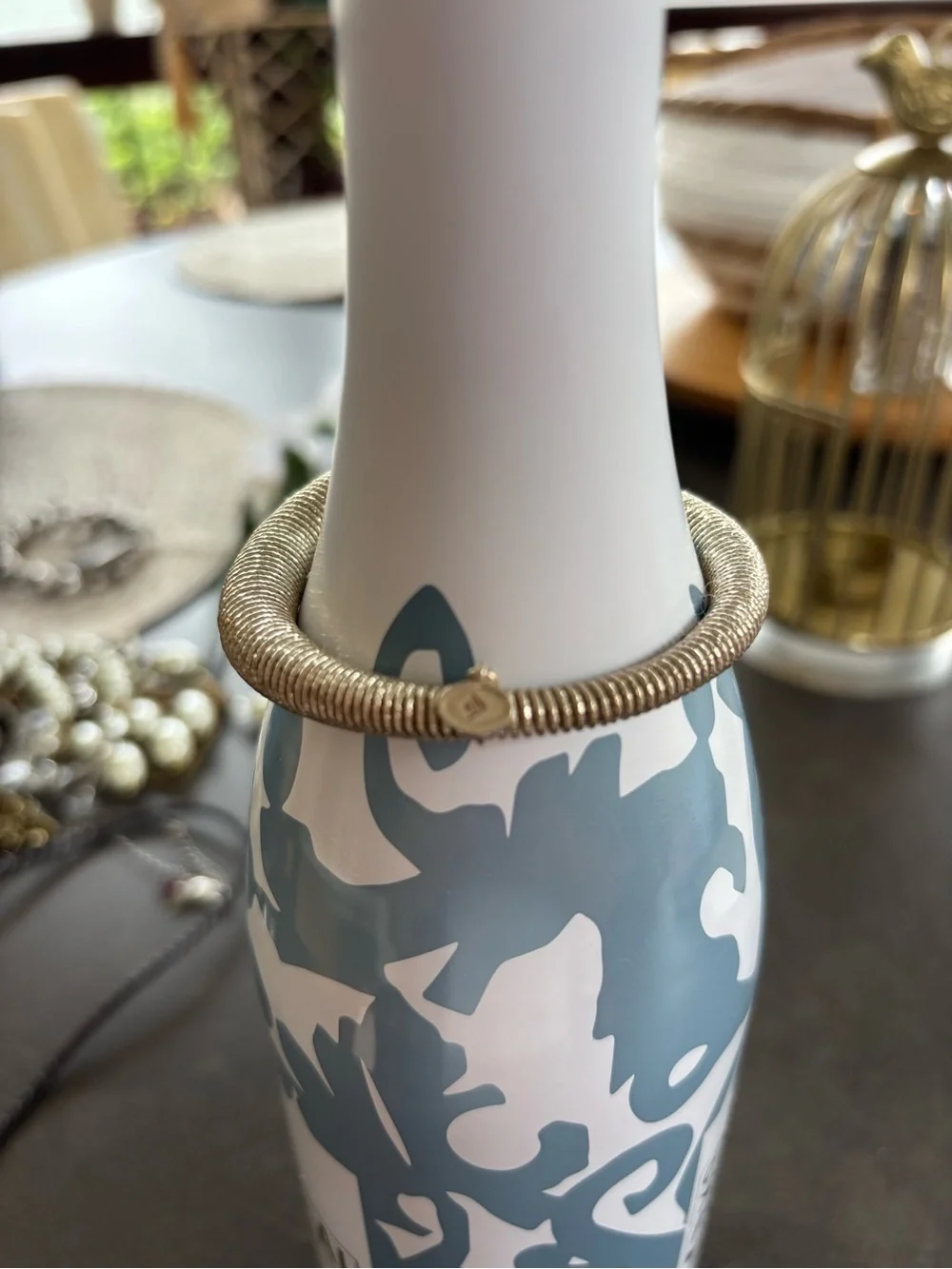 Silpada Silver Ribbed Coil Bangle Bracelet